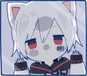 👿-Mafumafu Sticker (cat) :: @line_stickers, Telegram Sticker