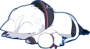 😵-Mafumafu Sticker (cat) :: @line_stickers, Telegram Sticker