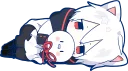 😶-Mafumafu Sticker (cat) :: @line_stickers, Telegram Sticker