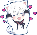 ❤️-Mafumafu Sticker (cat) :: @line_stickers, Telegram Sticker