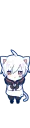😶-Mafumafu Sticker (cat) :: @line_stickers, Telegram Sticker