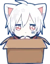 🤩-Mafumafu Sticker (cat) :: @line_stickers, Telegram Sticker