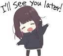 👋-Menhera-chan. SD ENG :: @line_stickers, Telegram Sticker