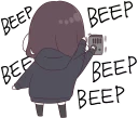 🔔-Menhera-chan. SD ENG :: @line_stickers, Telegram Sticker