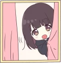 👀-Menhera-chan. SD ENG :: @line_stickers, Telegram Sticker