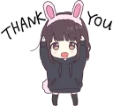 🙏-Menhera-chan. SD ENG :: @line_stickers, Telegram Sticker