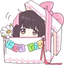 🎁-Menhera-chan. SD ENG :: @line_stickers, Telegram Sticker