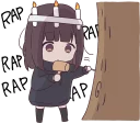 🔨-Menhera-chan. SD ENG :: @line_stickers, Telegram Sticker