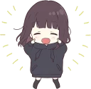 🤣-Menhera-chan. SD ENG :: @line_stickers, Telegram Sticker