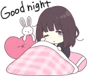 😴-Menhera-chan. SD ENG :: @line_stickers, Telegram Sticker