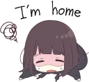 😵-Menhera-chan. SD ENG :: @line_stickers, Telegram Sticker