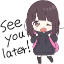 👋-Menhera-chan. SD ENG :: @line_stickers, Telegram Sticker