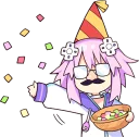 🎉-Nep-Nep Stickers "Neptune", Telegram Sticker
