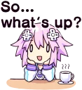 😃-Nep-Nep Stickers "Neptune", Telegram Sticker