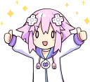 👍-Nep-Nep Stickers "Neptune", Telegram Sticker