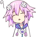 😪-Nep-Nep Stickers "Neptune", Telegram Sticker