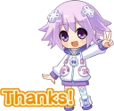 ✌️-Nep-Nep Stickers "Neptune", Telegram Sticker