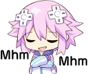 😏-Nep-Nep Stickers "Neptune", Telegram Sticker