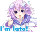 😓-Nep-Nep Stickers "Neptune", Telegram Sticker