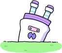 😵-Nep-Nep Stickers "Neptune", Telegram Sticker