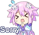 🙏-Nep-Nep Stickers "Neptune", Telegram Sticker