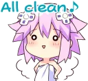 😌-Nep-Nep Stickers "Neptune", Telegram Sticker