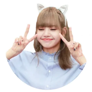 ✌-Lisa, Telegram Sticker