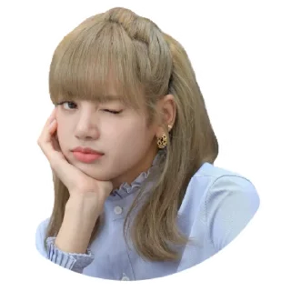 😉-Lisa, Telegram Sticker