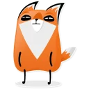 😑-Foxy, Telegram Sticker