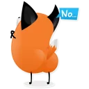 😒-Foxy, Telegram Sticker