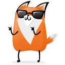 😎-Foxy, Telegram Sticker