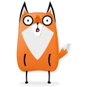 😳-Foxy, Telegram Sticker