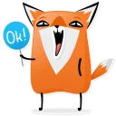 👍-Foxy, Telegram Sticker