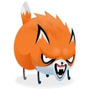 😡-Foxy, Telegram Sticker