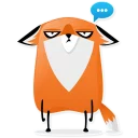 😕-Foxy, Telegram Sticker