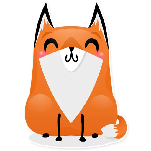 Foxy, telegram sticker