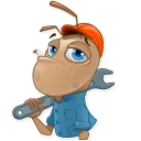 😕-Anthony Ant, Telegram Sticker