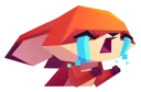 😭-Little Cute Fox, Telegram Sticker