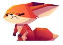 😡-Little Cute Fox, Telegram Sticker
