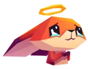 😇-Little Cute Fox, Telegram Sticker