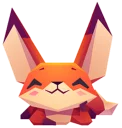 ☺️-Little Cute Fox, Telegram Sticker