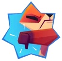 👎-Little Cute Fox, Telegram Sticker