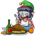 🍽-Santa's Little Helper, Telegram Sticker