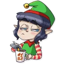 🍷-Santa's Little Helper, Telegram Sticker