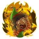 😱-Santa's Little Helper, Telegram Sticker