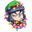 😒-Santa's Little Helper, Telegram Sticker