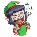 😂-Santa's Little Helper, Telegram Sticker