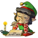 📨-Santa's Little Helper, Telegram Sticker