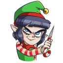 🗡-Santa's Little Helper, Telegram Sticker