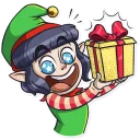 🎁-Santa's Little Helper, Telegram Sticker